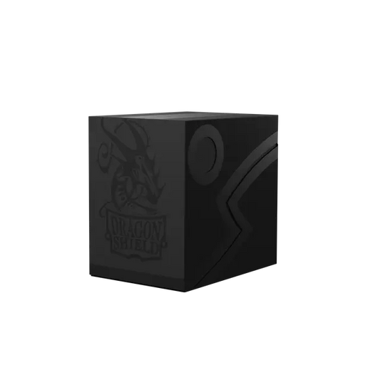 Dragon Shield Double Shell - Black/Black Deck Box