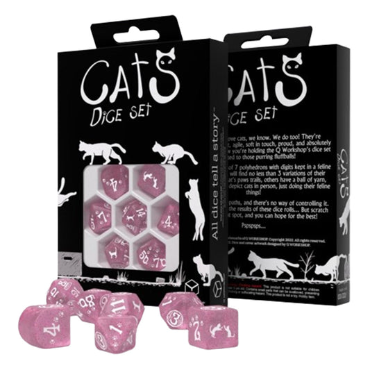 Q WORKSHOP Q-Workshop cats dice set: daisy