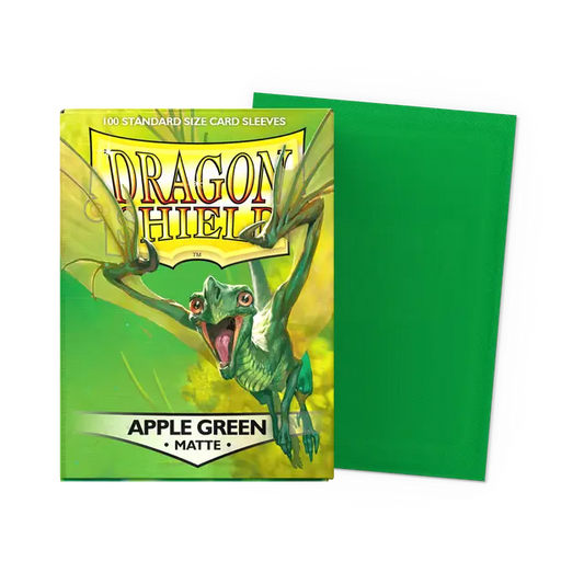 Dragon Shield Apple Green Matte Card Sleeves - 100 Sleeves