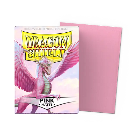 Dragon Shield Matte - Pink - 100 Sleeves