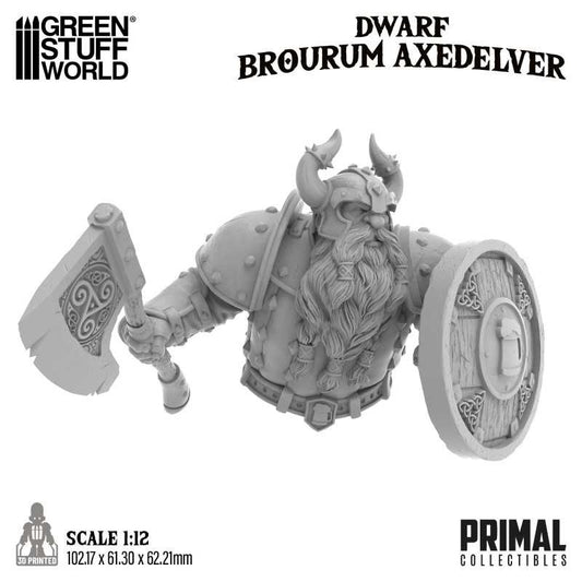 PRIMAL Collectibles - Dwarf Brourum Axedelver