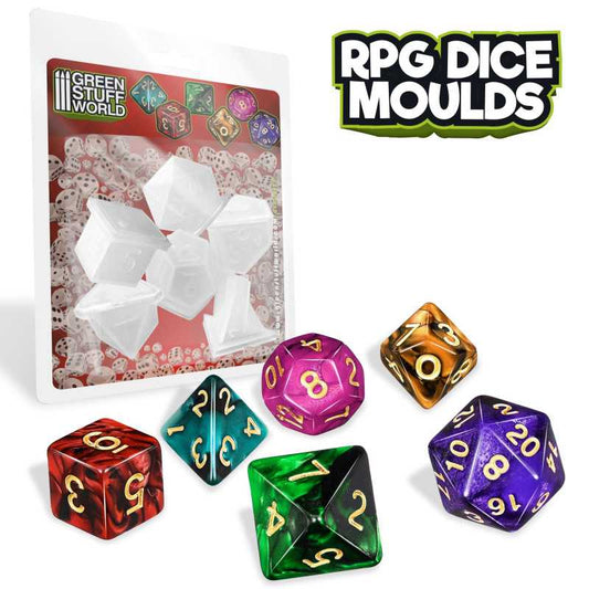 RPG Dn dice molds