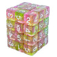 36x D6 12mm Dice - Clear Lime and Pink