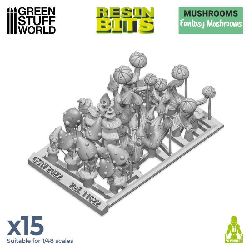 Fantasy Mushrooms 1:48