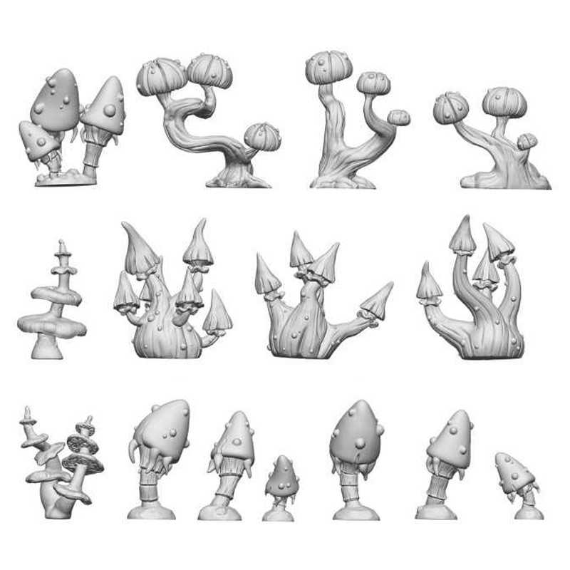 Fantasy Mushrooms 1:48