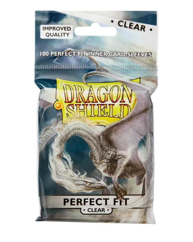 Dragon Shield Perfect Fit (Toploading) - Clear/Clear - 100 Sleeves