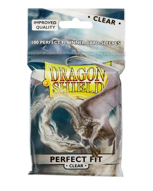 Dragon Shield Perfect Fit (Toploading) - Clear/Clear - 100 Sleeves