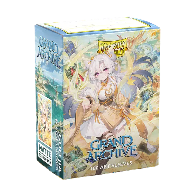 Arcane Tinmen Dragon Shield Sleeves: Matte Art: Grand Archive: Guo Jia Heavens Favored (100ct)