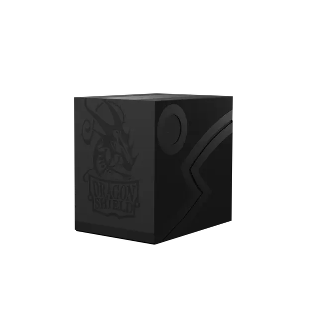 Dragon Shield Double Shell - Black/Black Deck Box