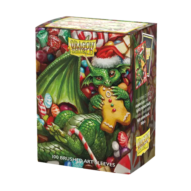 Arcane Tinmen Dragon Shield: Brushed Art - Christmas 2024 (100)