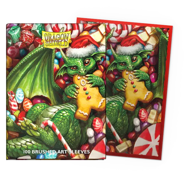 Arcane Tinmen Dragon Shield: Brushed Art - Christmas 2024 (100)