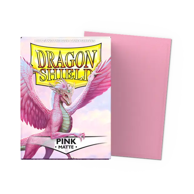 Dragon Shield Matte - Pink - 100 Sleeves