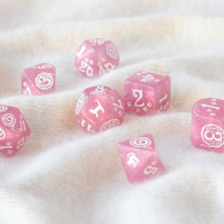Q WORKSHOP Q-Workshop cats dice set: daisy
