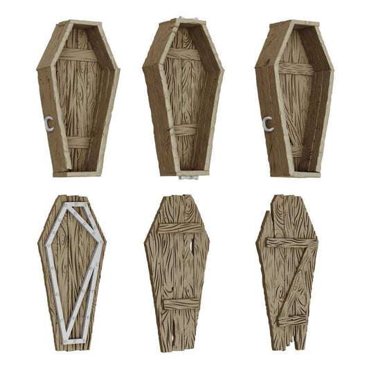 Dungeon Wooden Coffins 1:48