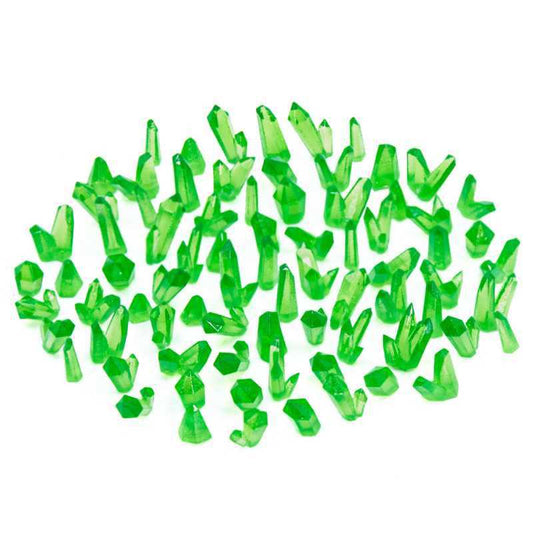 GREEN Resin Crystals - Small