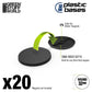 Plastic Bases - Round 32mm BLACK