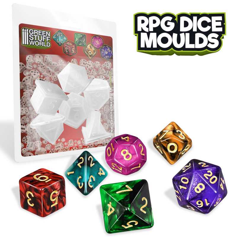 RPG Dn dice molds
