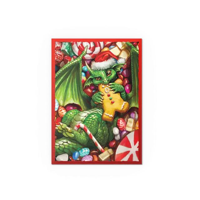 Arcane Tinmen Dragon Shield: Brushed Art - Christmas 2024 (100)