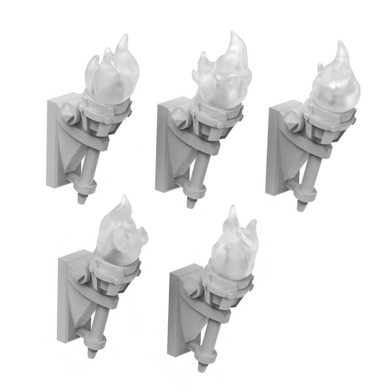 Wall Torches for 3mm LEDs 1:48:1:35